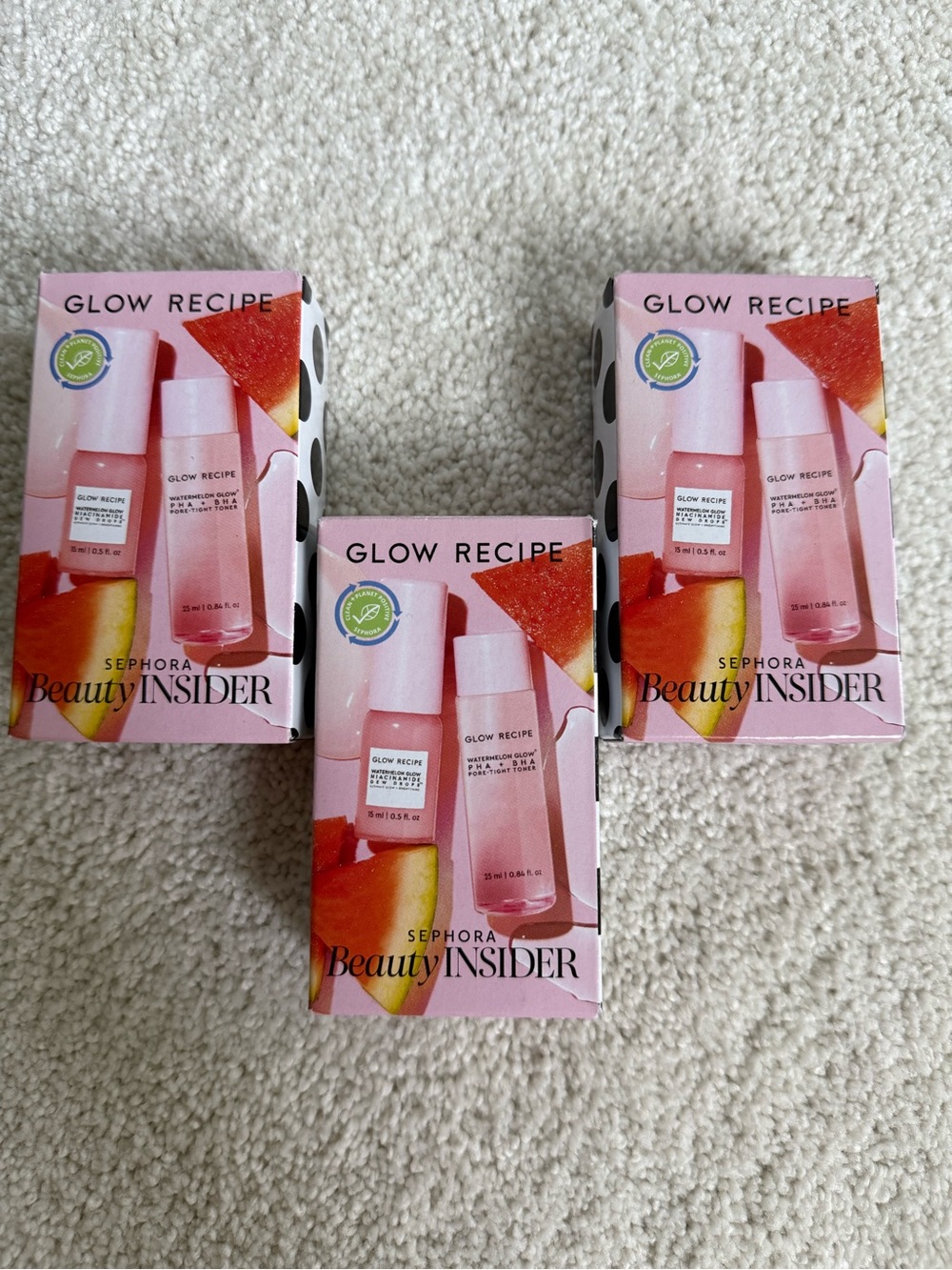 Glow Recipe Pink Serum Duo Set of 3